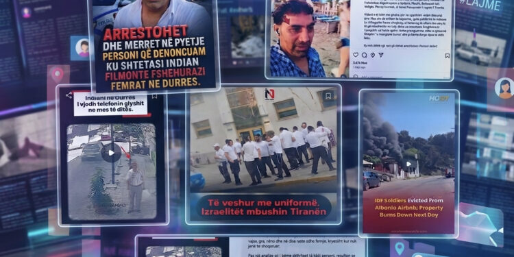 Dezinformimi në rrjetet sociale nga llogaritë antisemite të huaja