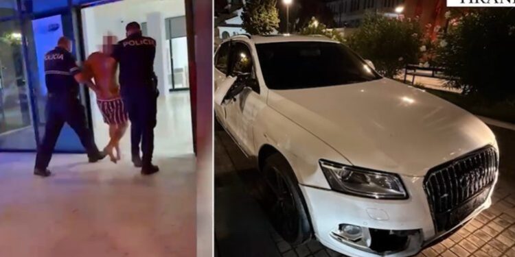 Pa dokumente në Shqipëri, 35-vjeçari italian refuzon të japë deklarime në polici pas vjedhjes së “Audi Q5”