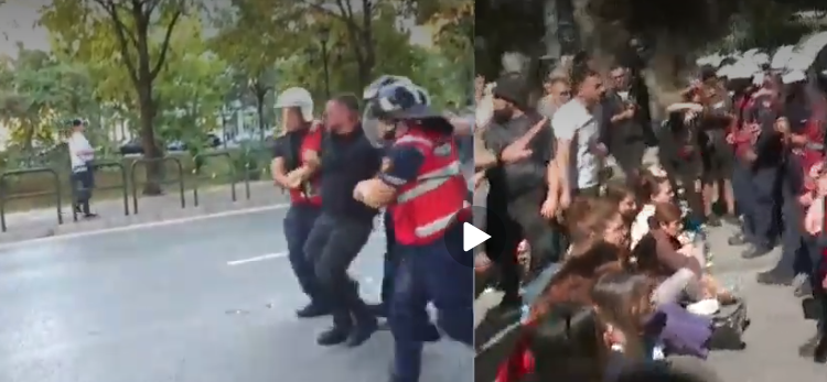 Tensionohet situata te Kuvendi, policia merr zvarrë disa protestues