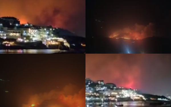 Flakët në Himarë pranë hoteleve, largohen të alarmuar turistët