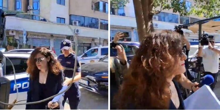 Vlora Hyseni shantazhon publikisht gazetaren Klodiana Lala