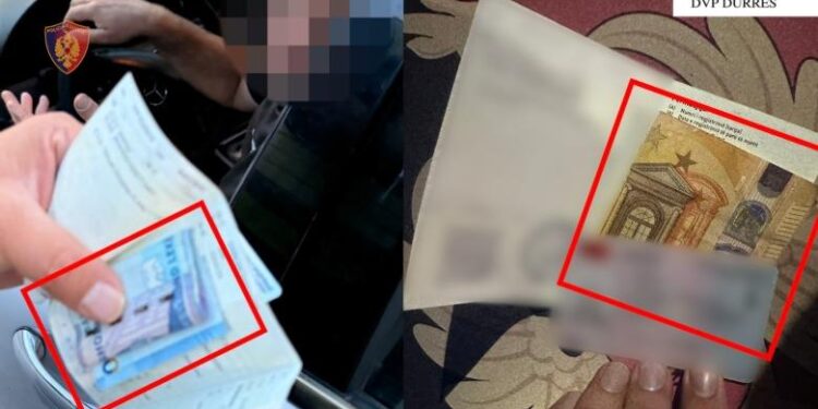 Tentuan t’i shpëtonin gjobave me para në dorë, 3 shoferë nën hetim
