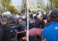Përplasje mes qytetarëve dhe policisë pranë Kuvendit, policia u hedh spraj lotsjellës
