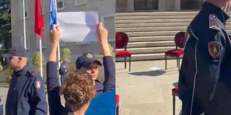 Pedagogët dhe studentët grisin letrat e vëna nga Rama dhe përballen me drejtoreshën e MIA-s