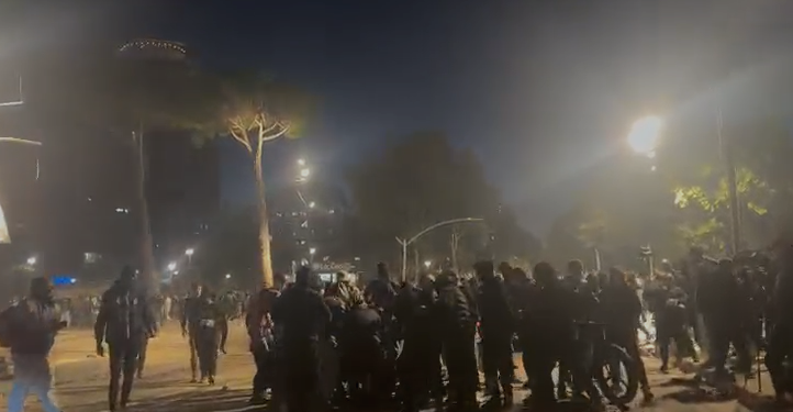 Tiranë, protestuesja plagoset rëndë nga shpërthimi i bombulës së gazit