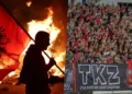 “Tifozat Kuqezi” në krah të protestës së të rinjve