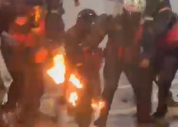 Merr flakë polici në Bulevard