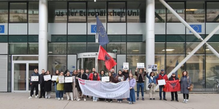 Protestat në Shqipëri mbërrijnë në Vjenë, diaspora takon Kancelarin austriak