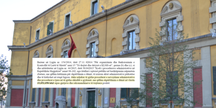 KLSH zbulon shkelje në 29 nga 30 kontratat e Bujqësisë, 18.7 milionë lekë për punime të pakryera