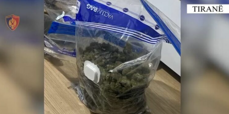 Kapet me mbi 1 kg kanabis dhe kokainë pranë një shkolle, arrestohet 35-vjeçari në Kombinat