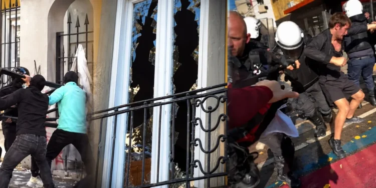 Demo dënon dhunën ndaj policisë: Gjashtë efektivë të plagosur gjatë protestës