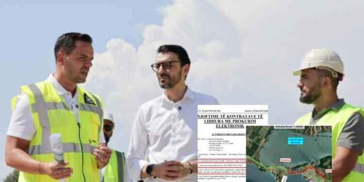 Agbes “fitoi” tenderin 16 mln euro, Karakaçi fshehu “flamurin e kuq” dhe “inaguroi” rrugën e Ksamilit