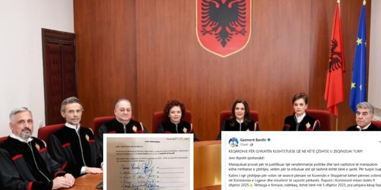 U “zeqinizua” Kushtetuesja apo ishte lojë e Gaz Bardhit/ Pse dështoi PD për mandatin e Avokatit të Popullit