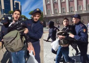 “O jam kamarier, po shkoj në punë”/ Ndalohet me dhunë i riu te Kryeministria
