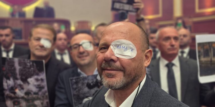 Me fasha në sy, deputetët demokratë solidarizohen me Erjon Vishkullin