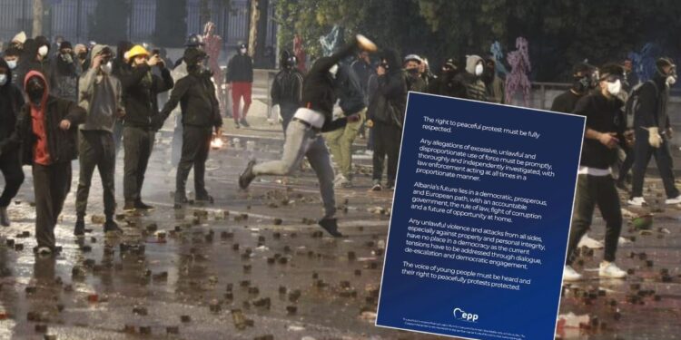 PPE reagon për protestat në Shqipëri: Të garantohet e drejta për protestë paqësore